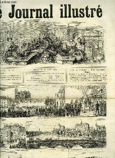 LE JOURNAL ILLUSTRE N 35 - Le voyage du prsident de la Rpublique, Le gilet de la flanelle rose V, Le Mont Perdu (suite) par Achille Jubinal