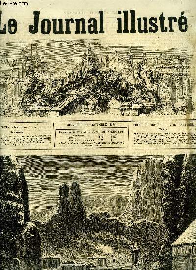 LE JOURNAL ILLUSTRE N 46 - Le train de San Francisco arrt par les peaux rouges, Les pisodes du pendu par J. de Loil, Proverbes en action, qui perd gagne (suite), Les tombeaux de Desaix a Strasbourg et de Turenne dans le grand duche de Bade mis