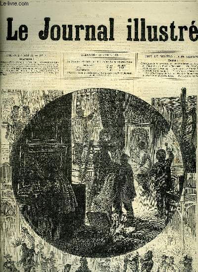 LE JOURNAL ILLUSTRE N 18 - Les prparatifs du salon par claverie, L'exposition universelle de 1878, L'emplacement du champ de mars et du trocadro, Le projet de MM. Gauthier et Galand au bois de Boulogne par H. Meyer et G. Guiaud