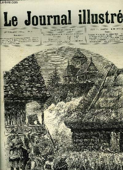 LE JOURNAL ILLUSTRE N 31 - Arrive d'un rgiment hongrios par Kauffmann, Portrait de Laferrire par H. Meyer, Dballage des achats de la Ville par Wooduward, Visite annuelle ds tonneaux de porteurs d'eau par A. Denis