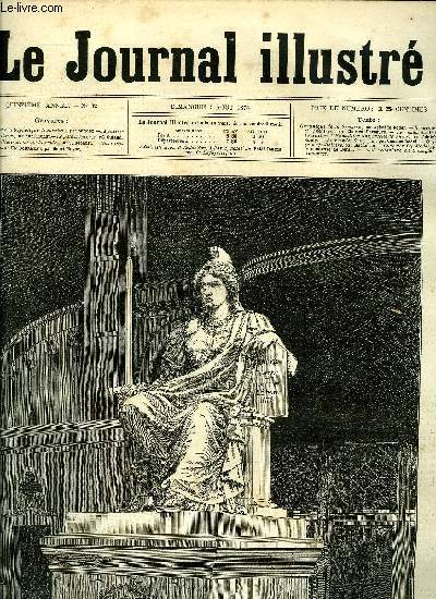 LE JOURNAL ILLUSTRE N 32 - La statue la Rpublique franaise par Sandoz, La galerie des machines par Karl Fichot, Le palais belge par G. Guiaud, Le roman du Petit Journal, Au premier sang (fin) par Charles Radel