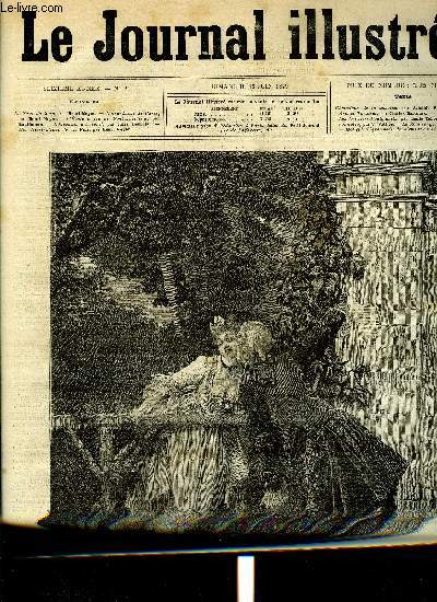 LE JOURNAL ILLUSTRE N 24 - Le Saut de loup par Henri Meyer, Notre-Dame de Paris par Henri Meyer, L'Ecole a feu de Fontainebleau par Kauffmann, L'incendie d'Auteuil par Jules Desprs,Les derniers poulpiquets par Emile Taboureux,Bergeronette par V. Vattier