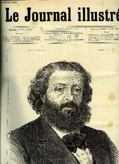 LE JOURNAL ILLUSTRE N 27 - M. Naquet par Henri Meyer, Les travaux de l'Eglise St-Roch par Jules Desprs, L't de la St-Martin par Henri Meyer, Les cloches de St-Roch par A. Kubly, La rose rouge par Jean Girard, La filleule du bon Dieu par Louis Bloch