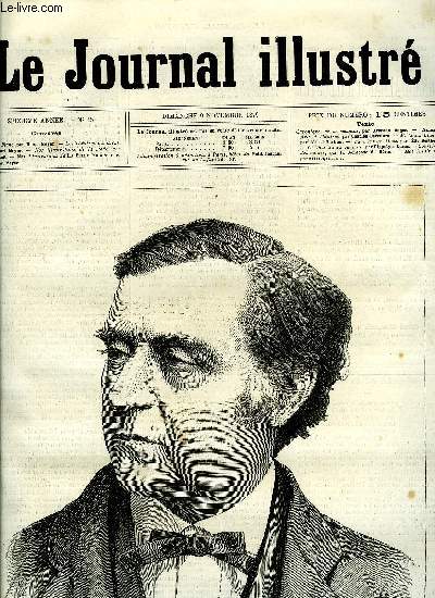 LE JOURNAL ILLUSTRE N 45 - M. Louis Blanc par Henri Meyer, Les thatres parisiens par Henri Meyer, La msange bleue par Elie Berthet, Le chateau du gnral par Hippolyte Lucas