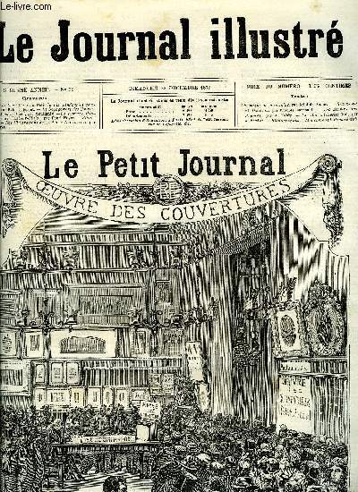 LE JOURNAL ILLUSTRE N 52 - La salle des Nouvelles du Petit Journal pendant la souscription par Hubert Clerget, Le dgagement des Couvertures au Mont-de-Pit par Mouligni, La femme a papa et la fille du Tambour-Major par Henri Meyer, Les secours