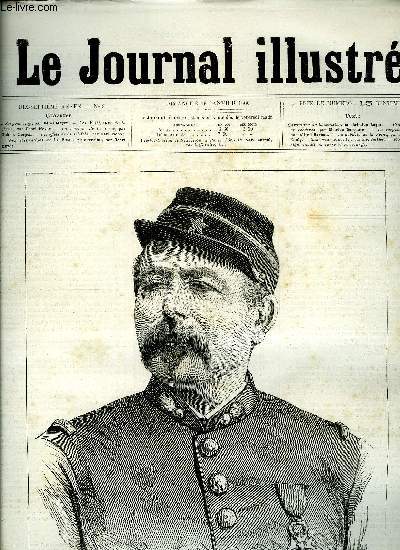 LE JOURNAL ILLUSTRE N 3 - Le sergent Hoff par Henri Mayer, Les Voltigeurs de la 32me par Henri Meyer, La dbacle de la Seine par Hubert Clerget, Les effets de la dbacle par Karl Fichot, Santorin par Elie Berthet