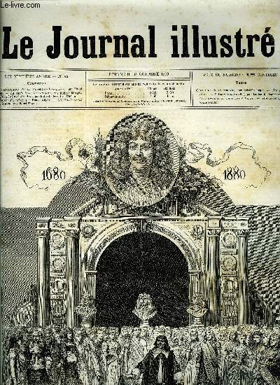 LE JOURNAL ILLUSTRE N 44 - Le bi-centenaire de la Comdie-Franaise par Henri Meyer, La cathdrale de Cologne par Hubert Clerget, L'orphelinat des Arts par Hubert Clerget et Nielsen, M. Boissy d'Anglas par Henri Meyer, L'ambulancire (fin) par Louise