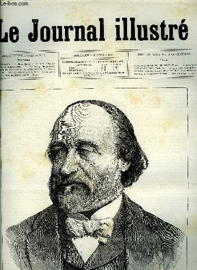 LE JOURNAL ILLUSTRE N 2 - Gravures : M. de Tillancourt par Henri Meyer, Le Nol d'Alsace-Lorraine par Hubert Clerget, La Mascotte par Henri Meyer, Suicide du prsident de la Confdration helvtique par Nielsen,Le garde-barrire (suite et fin) par E d'Au