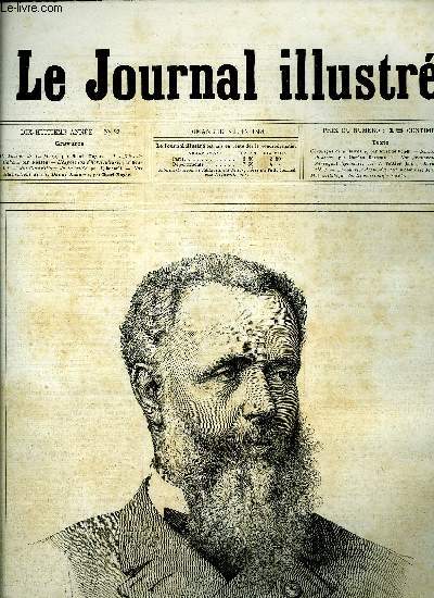 LE JOURNAL ILLUSTRE N 23 - M. Anatole de La Forge par Henri Meyer, Les ftes de Cahors par Nielsen, L'exposition d'horticulture par Boutet, Le perroquet diplomate (fin) par V. Vattier