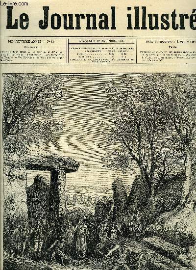 LE JOURNAL ILLUSTRE N 50 - Amhra ! par Henri Meyer, La crue de la Seine par G. Guiaud, Karl Fichot et Henri Meyer, Les animaux et les hommes, Le chien par Alfred Barbou, Revue financire