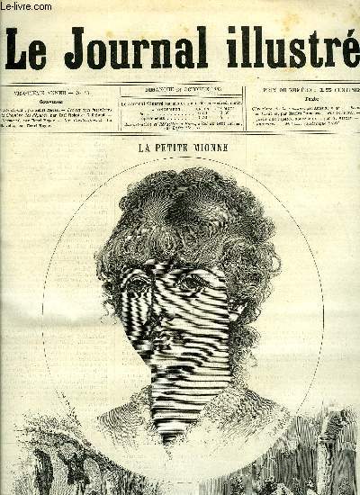 LE JOURNAL ILLUSTRE N 43 - La petit Mionne par Henri Meyer, Les services intrieurs de la Chambre des dputs par Karl Fichot et G. Guiaud, M. Harmand par Henri Meyer, Vainqueur aux rgates (fin) par V. Vattier