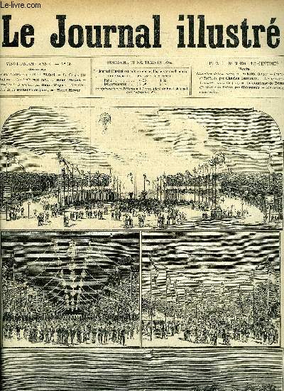 LE JOURNAL ILLUSTRE N 38 - La fte des Tuileries par Karl Fichot, Le Congo par G. Julien, Les trois empereurs par Henri Meyer, Les troubles de Bruxelles par Henri Meyer, Yvonette (fin) par la comtesse de Bran