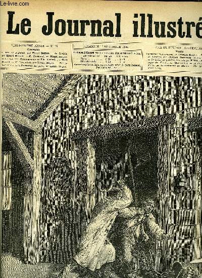 LE JOURNAL ILLUSTRE N 46 - Le crime de Bagnolet par Henri Meyer, Au Tonkin par Henri Meyer, M. Cleveland par Henri Meyer, Les bureaux d'abonnements du Petit Journal par Karl Fichot, M. Vaucorbeil par Henri Meyer, Le chne de Quilliac par V. Vattier