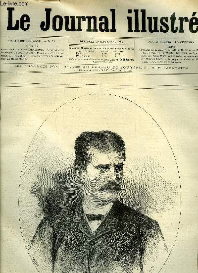 LE JOURNAL ILLUSTRE N 38 - Portrait de M. Succi par Henri Meyer, Remise du corps du gnral Guilhem par Henri Meyer, Le canot en papier par G. Julien, Mlle Gribouille (suite) par Charles Radel