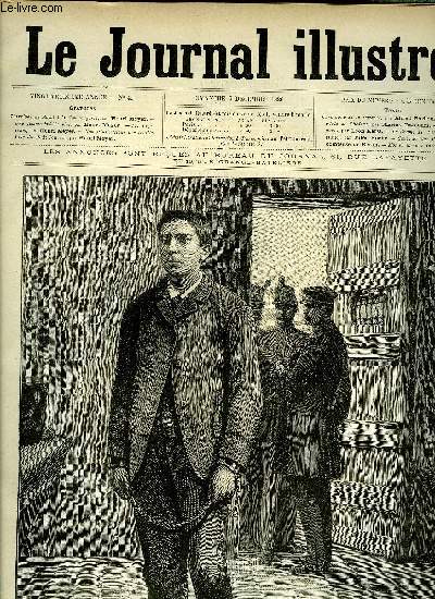 LE JOURNAL ILLUSTRE N 49 - L'arrive de Rosel a la Conciergerie par Henri Meyer, Une femme brule vive par Henri Meyer, M. Trystram par Henri Meyer, Le drame de Vilbon (suite) par Jules Hoche