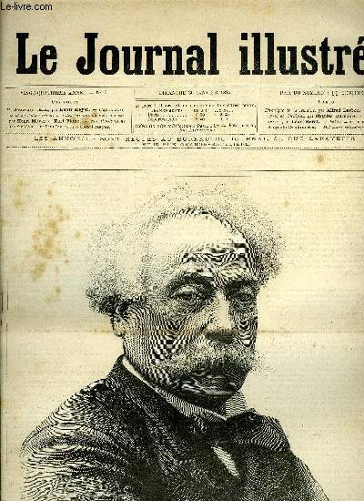 LE JOURNAL ILLUSTRE N 5 - Beaux arts et thatres par Charles Darcours, Nos gravures par Lon Kerst, Petite soeur par Auguste Deslinires