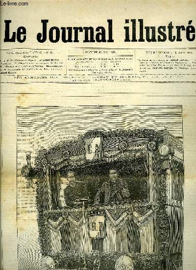 LE JOURNAL ILLUSTRE N 20 - Chronique de la semaine par Alfred Barbou, Nos gravures par Lon Kerst, La folie de Jeanne (suite) par Auguste Lepage