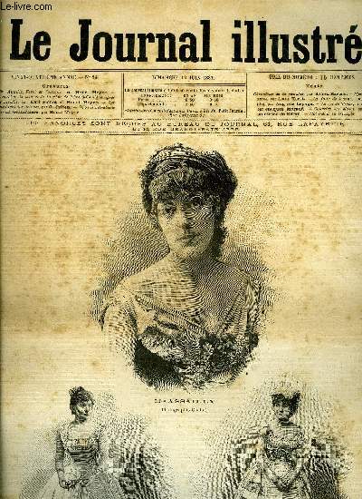 LE JOURNAL ILLUSTRE N 24 - Chronique de la semaine par Alfred Barbou, La folie de Jeanne (fin) par Auguste Lepage, Le roi de Trfle par Jacques Morand