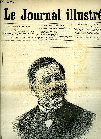 LE JOURNAL ILLUSTRE N 44 - Chronique de la semaine par Alfred Barbou, Nos gravures par Lon Kerst, Le nabot (fin) par Alfred Aubert, Une dot de jeu par F. Laffon