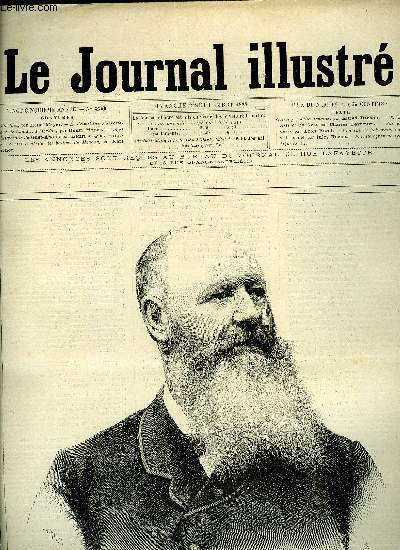 LE JOURNAL ILLUSTRE N 36 - M. Koechlin par Henri Meyer, Ecole militaire arostatique de Chalais a Meudon par Henri Meyer, Hangar servant a abriter les ballons de Meudon par Karl Fichot, L'anneau de Polycrate (suite) par Jules Hoche