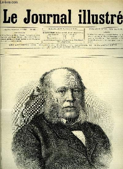 LE JOURNAL ILLUSTRE N 6 - Sir Robert Morier par Henri Meyer, La famille impriale d'Autriche par Henri Meyer, Les manoeuvres de la flotte par Henri Meyer, Maitre Finassier par Andr Chadourne