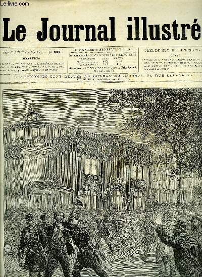 LE JOURNAL ILLUSTRE N 36 - La runion du cirque Fernando : La foule devant les portes d'entre, M. Laguerre a la tribune, le vote, les charges contre la foule par Henri Meyer et Karl Fichot, Le chevrier (suite) par Jean Rameau