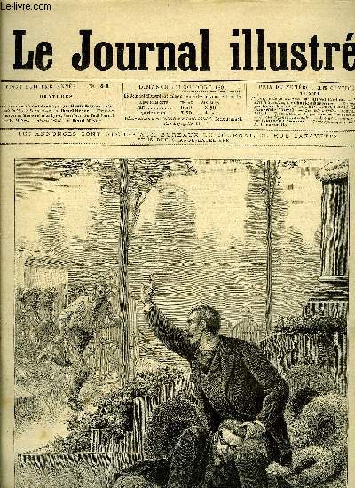 LE JOURNAL ILLUSTRE N 41 - Le suicide du gnral Boulanger par Henri Meyer, Portrait de Mme de Bonnemain par Henri Meyer, Abdou-Lahri par Henri Meyer, Le maitre d'cole (fin) par Tancrde Martel, Terrible angoisse par Ylfed, Un amateur de langue verte