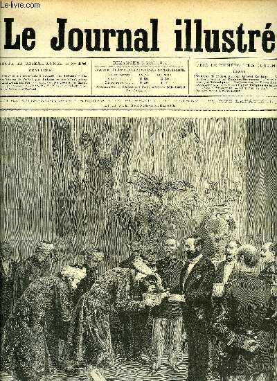 LE JOURNAL ILLUSTRE N 18 - Les ambassadeurs annamites a l'Elyse par Tofani, Les fortifications de Belfort par Tofani, Les personnages de FALSTAFF : M. Maurel, Mlles Grandjean et Delna par Tofani, Deux destines (suite) par Jacques de Garches, L'Elyse