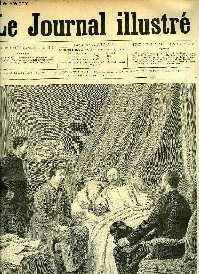 LE JOURNAL ILLUSTRE N 24 - L'affaire Turpin par Lix, Le scandale des courses de Chantilly par Tofani, Le pendu de Spienne par Jean Barancy, Les censeurs et la censure, Les crimes d'empoisonnement