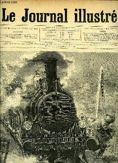 LE JOURNAL ILLUSTRE N 40 - Une victime du devoir parTofani, La bataille de Yalu par A. Brun, Le vice-roi de Chine, Le chien noir par Pierre de Corlay, Honntes gens par Julien Berr de Turique, Les canaris (fin)