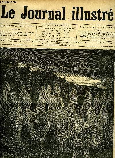 LE JOURNAL ILLUSTRE N 43 - Thatre de la Gait : RIP par Baldo, A Livadia par Tofani, M. Antoine Sardou, Honntes gens (suite) par Julien Berr de Turique, Ce que rapporte un crime, Les trucs au jeu