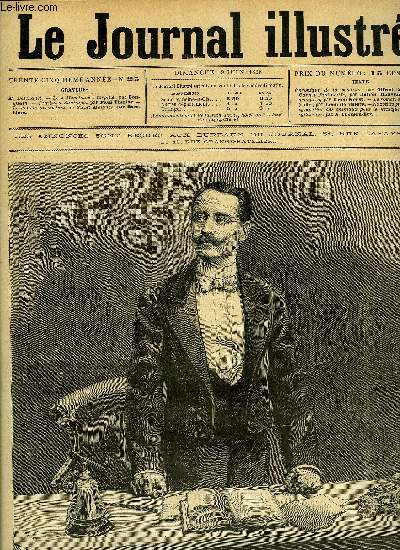 LE JOURNAL ILLUSTRE N 25 - M. Deschanel, Le Merrimac torpill par Bonquart, Combat a Santiago par Paul Thiriat, Le double assassinat de Saint-Maurice par Damblans, Le roman d'Adrienne (suite) par Lon de Villers, Nouvelles preuves de la sympathie