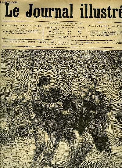 LE JOURNAL ILLUSTRE N 39 - L'arrestation de l'assassin de l'impratrice d'Autriche par Damblans, L'assassinat par Andrieux, La chapelle ardente par Damblans, Autour d'un fait divers par Auguste Deslinires