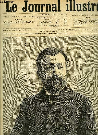 LE JOURNAL ILLUSTRE N 52 - M. Henri Lavedan, L'lection de la reine des reines des marchs par Damblans, Une victime du devoir par Tofani, Le prince devenu berger par Tancrde Martel, Une dame d'atours de la princesse de Lamballe