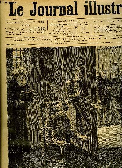 LE JOURNAL ILLUSTRE N 15 - L'excution d'une femme par l'lectricit par H. Meyer, Le grand palais des Champs-Elyses par Henri Meyer, Le petit palais des Champs-Elyses par Henri Meyer, Le lieutenant Mizon, Accident en Gironde par Tofani