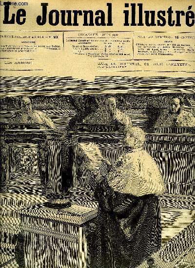 LE JOURNAL ILLUSTRE N 23 - M. Ballot-Beaupr a la Cour de Cassation par Tofani, Le commandant Marchand par Philipoteaux, Le monument du prsident Carnot, Franoise (suite) par Baraney, La France et l'Allemagne