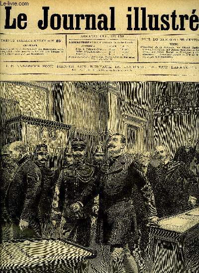 LE JOURNAL ILLUSTRE N 25 - L'expulsion de M. de Laregentaye par Damblans, La manifestation des courses d'Auteuil par Tofani, Les inculps au Dpot par Damblans, Franoise (suite) par Barancy, Etudiants russes