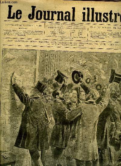 LE JOURNAL ILLUSTRE N 47 - La salle des tmons de la Haute-Cour par Damblans, La sortie des accuss devant la Haute-Cour par Tofani, La population de Vendome acclamant le 2e chasseurs par Damblans, Gasparine par Julien Berr de Turique, Les Bors
