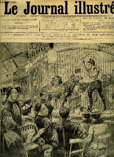 LE JOURNAL ILLUSTRE N 48 - L'ambassadeur de Chine a la fte de Montmartre par Belon, Le triomphe de la Rpublique par Tofani, Un drame conjugal par Damblans, Gasparine par Julien Berr de Turique, Les aberrations de la notion du temps