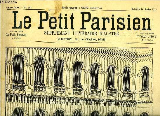 LE PETIT PARISIEN - SUPPLEMENT LITTERAIRE ILLUSTRE N 297 - La remise des tendards des Pononniers a l'Hotel des Invalides, Conscience par Jean de Rouvrot, Trafalgar par Jules de Marthold, La corde de soie par Catulle Mends, Mariage de convenance