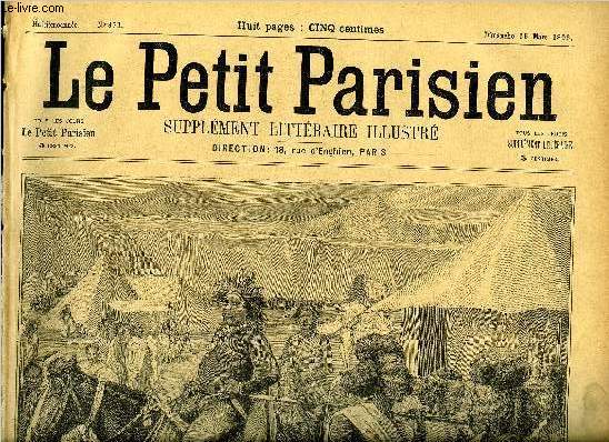 LE PETIT PARISIEN - SUPPLEMENT LITTERAIRE ILLUSTRE N 371 - Mnlik au camp d'Adoua, aprs la dfaite de l'arme italienne, Le yacht Mi Carme par Pierre Lemonnier et Martial Moulin, L'amour des btes par Henri Lavedan, Le bouquet par Paul Bonhomme