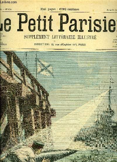 LE PETIT PARISIEN - SUPPLEMENT LITTERAIRE ILLUSTRE N 819 - L'dredon par Pierre Giffard, Le bon pain par Lon Lafage, Le boulet d'or (suite) par Jules Mary, Hritire par Albert Fresquet, Adieu la mer par Lucien His, L'enveloppe mystrieuse par G.