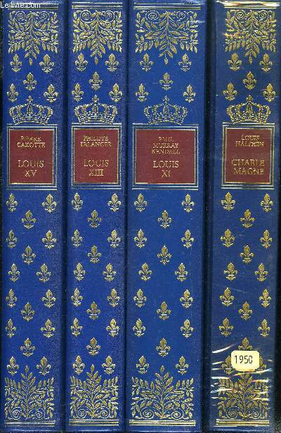 Lot de 8 volumes sur les rois de France