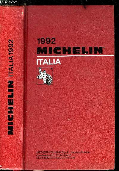Guide Michelin Italia 1992