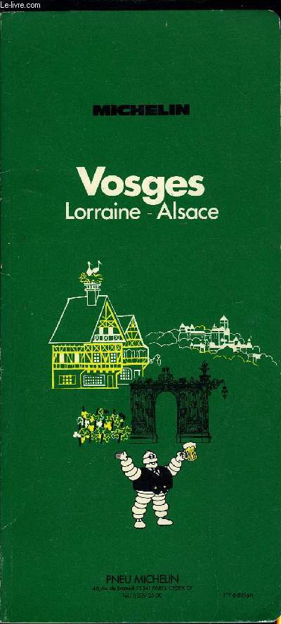 GUIDE DE TOURISME - VOSGES, LORRAINE, ALSACE