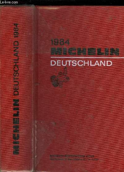 GUIDE MICHELIN ALLEMANGE 1984