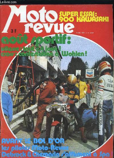 MOTO REVUE N 2184 - Vitesse en Hollande, Italie, Grande-Bretagne, Irlande, Finlande par Ch. Bourgeois et S. Favero, Grand prix de Tchcoslovaquie par Ch. Bourgeois, 24 heures de Lige a Spa-Francorchamps par M. Walter, Motocross: Les grands prix du mois