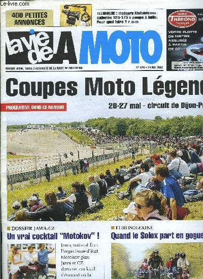 LA VIE DE LA MOTO N 478 - Bourse a Tarbes, Salon a Essen, EuroSolexine a Yzeure, Bourse a St-Jean-Marujols, Salon a Munster, Moteurs Tobec' culbuts a pompe a huile, Serge Moto, pro du Flat BMW