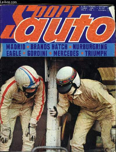 SPORT AUTO N 68 - Le moteur V8 Renault-Gordini, LEs 500 miles de brands-hatch, Le G.P. de Madrid, Le G.P. d'Allemagne, Essai : Mercedes 250 SE, Essai : Triumph spitfire MK 3, Des moutons dans la cour, des chevaux au banc