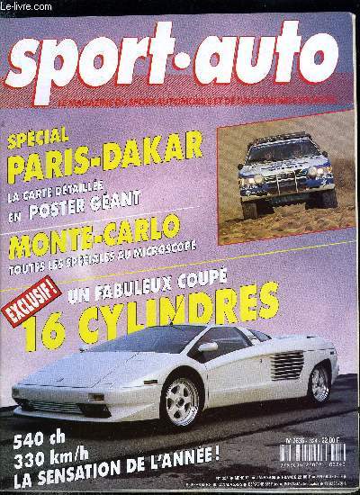 SPORT AUTO N° 324 - Le bilan 1988, La Formule 1 88 a la loupe, En privé avec ... - Afbeelding 1 van 1